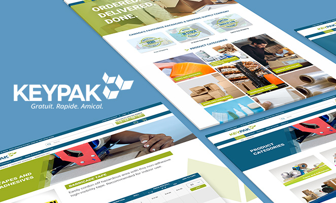 Designed a Robust E-commerce Website for One of Canada’s Leading Independent Packaging Companies | Keypak